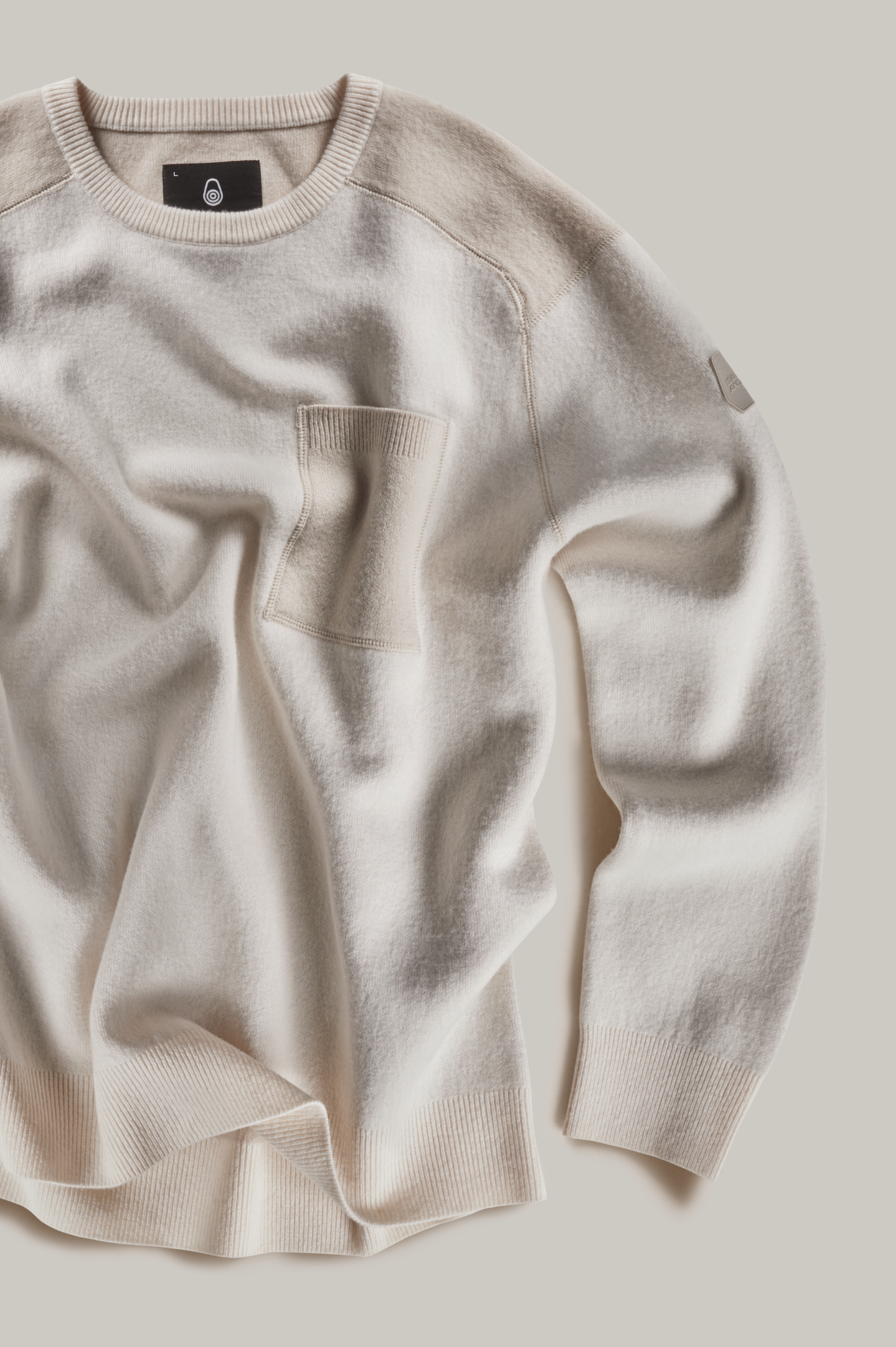 SPINE KNITTED CREWNECK