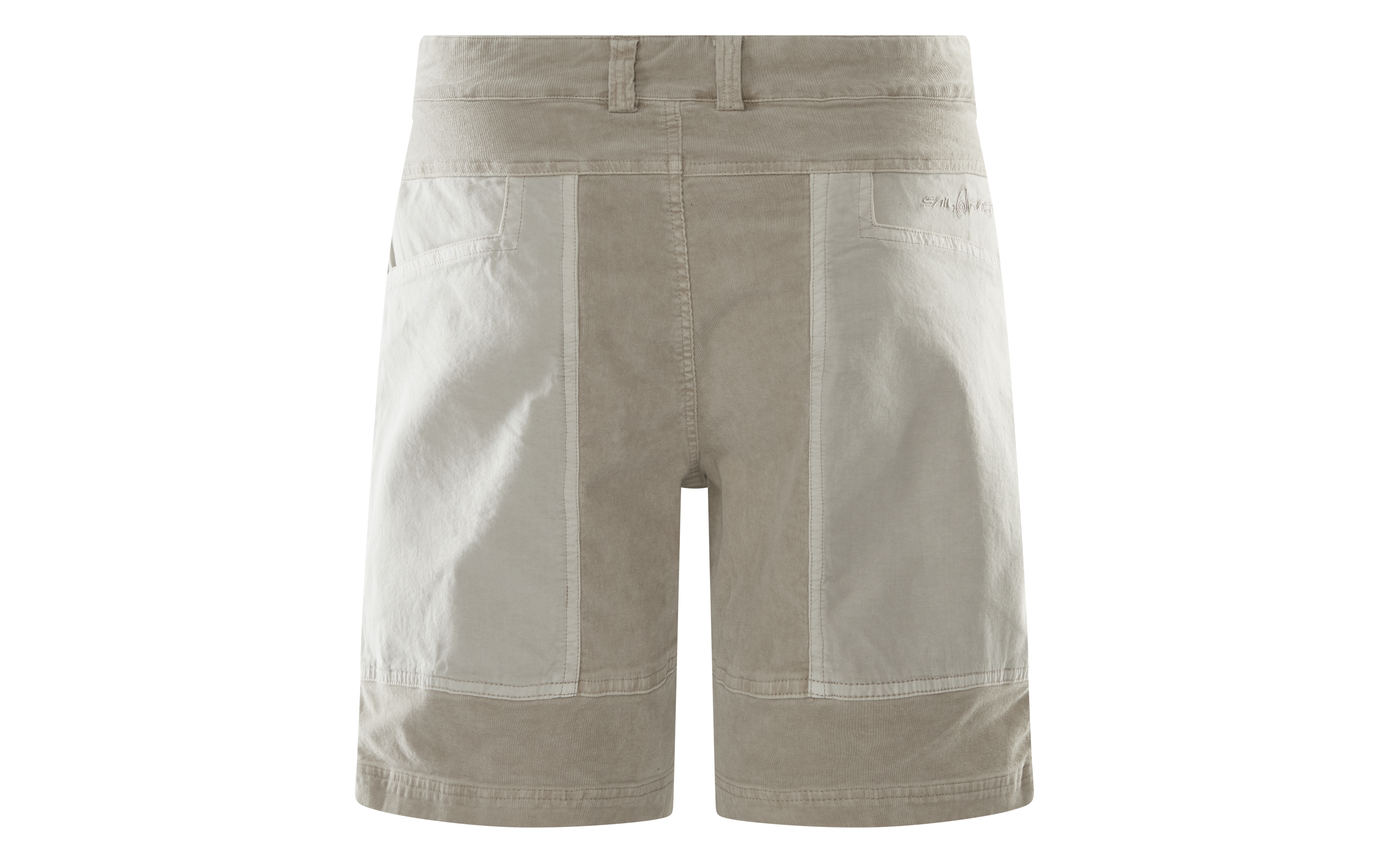 BLOCKED CORDUROY SHORTS
