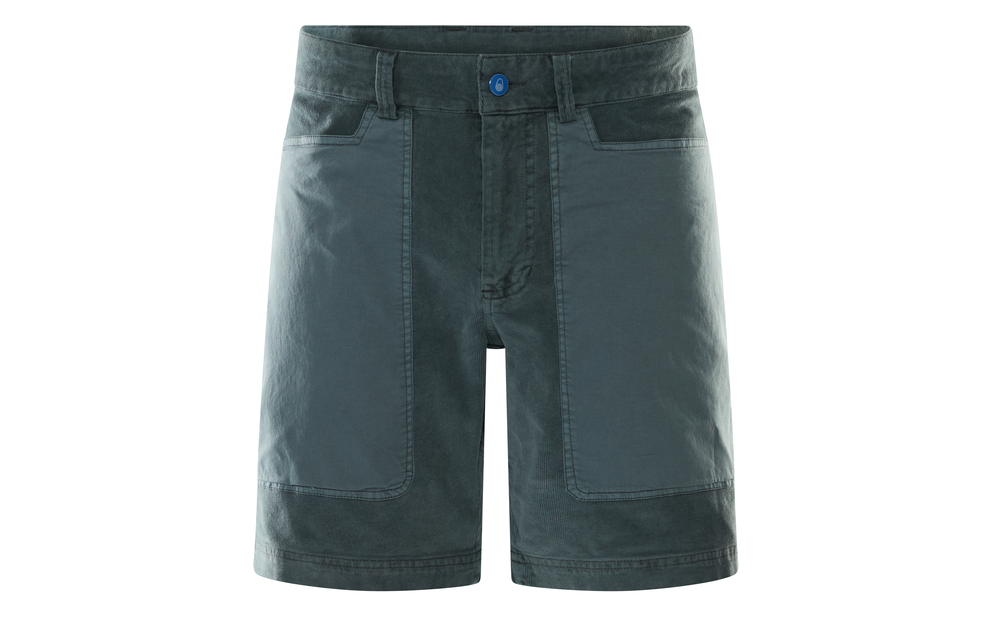 BLOCKED CORDUROY SHORTS