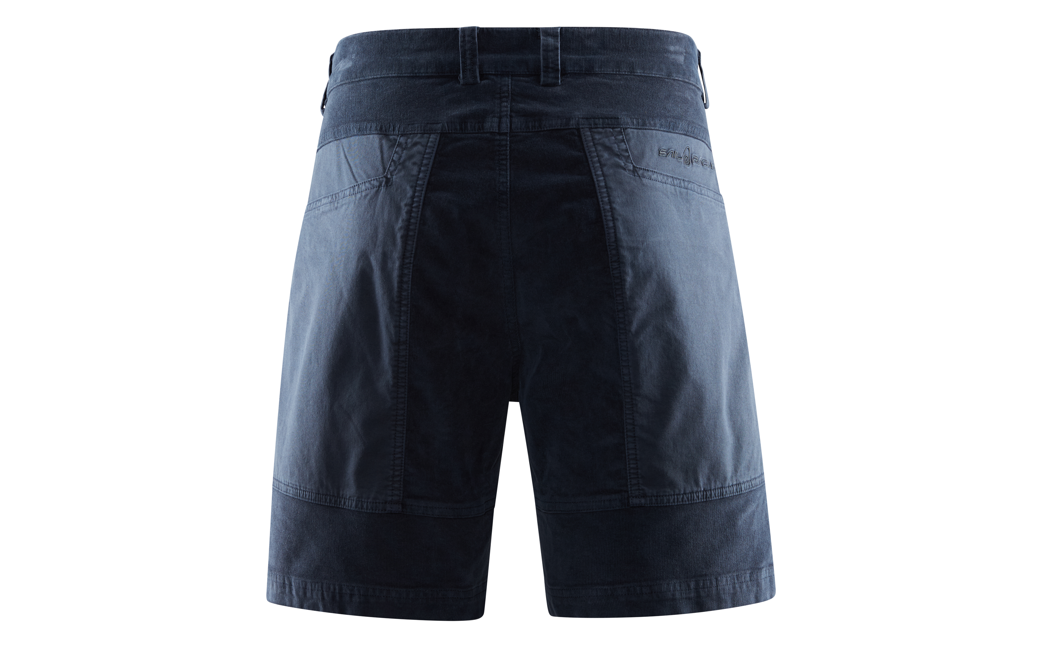 BLOCKED CORDUROY SHORTS