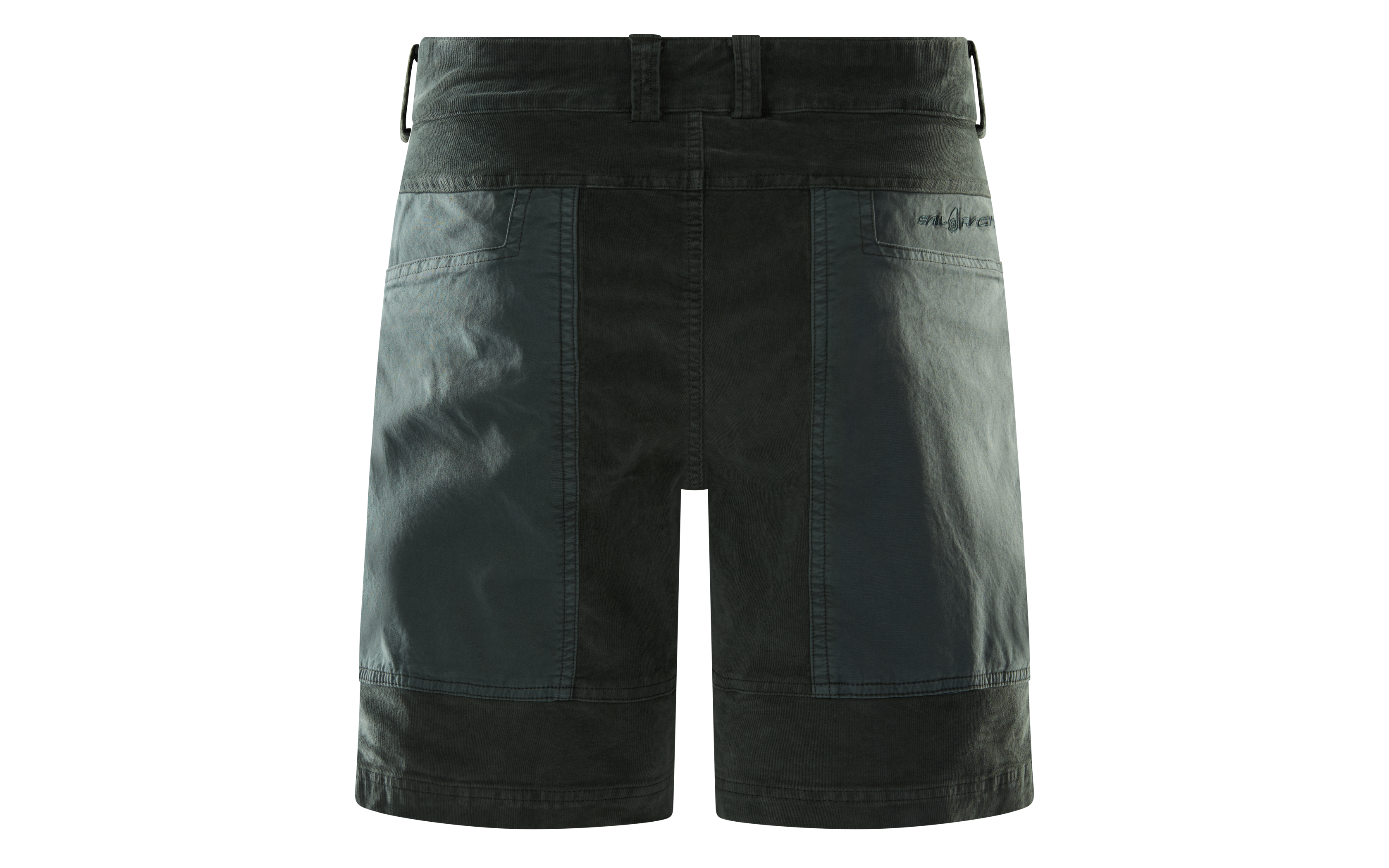BLOCKED CORDUROY SHORTS