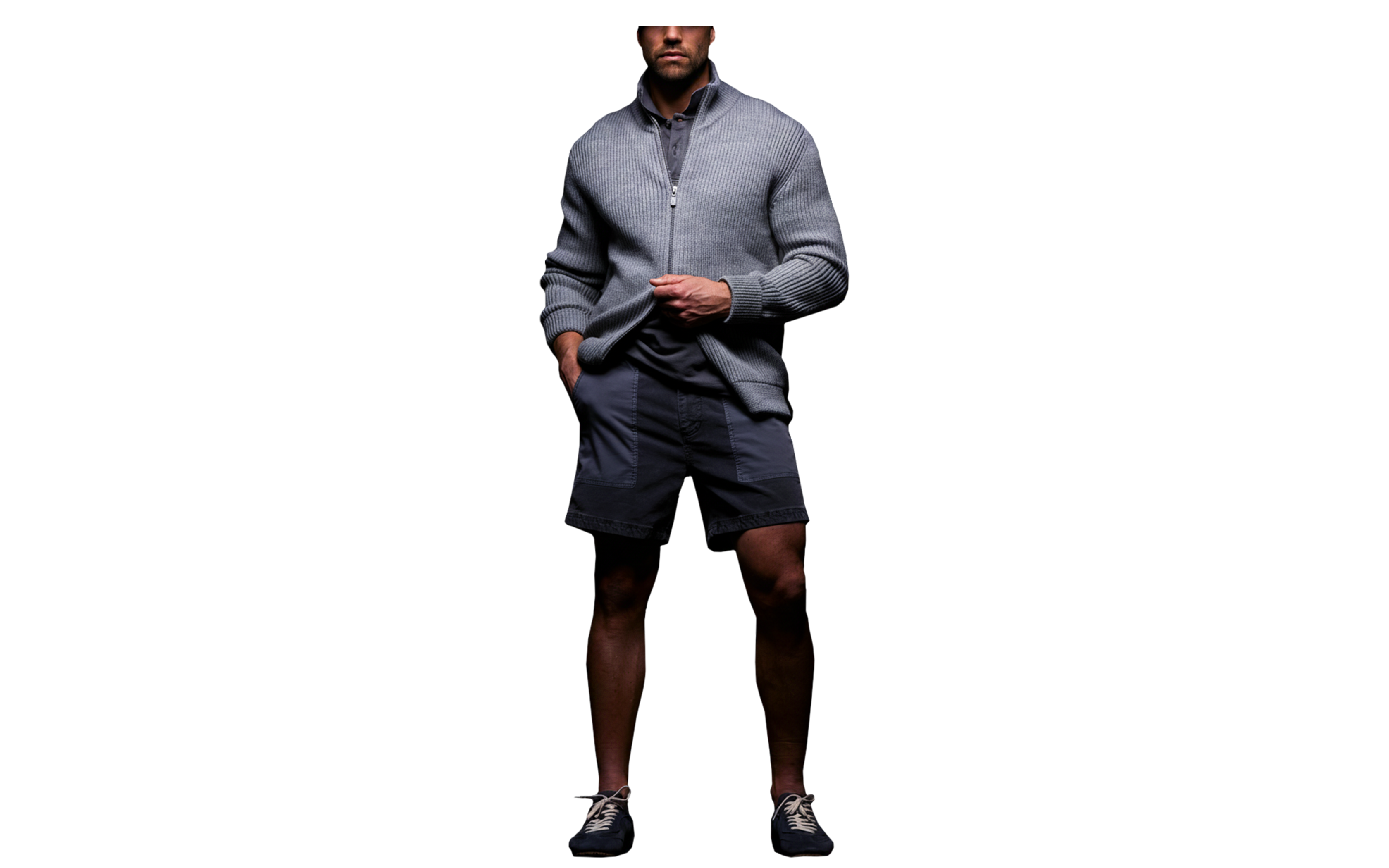 RIDGE KNITTED JACKET