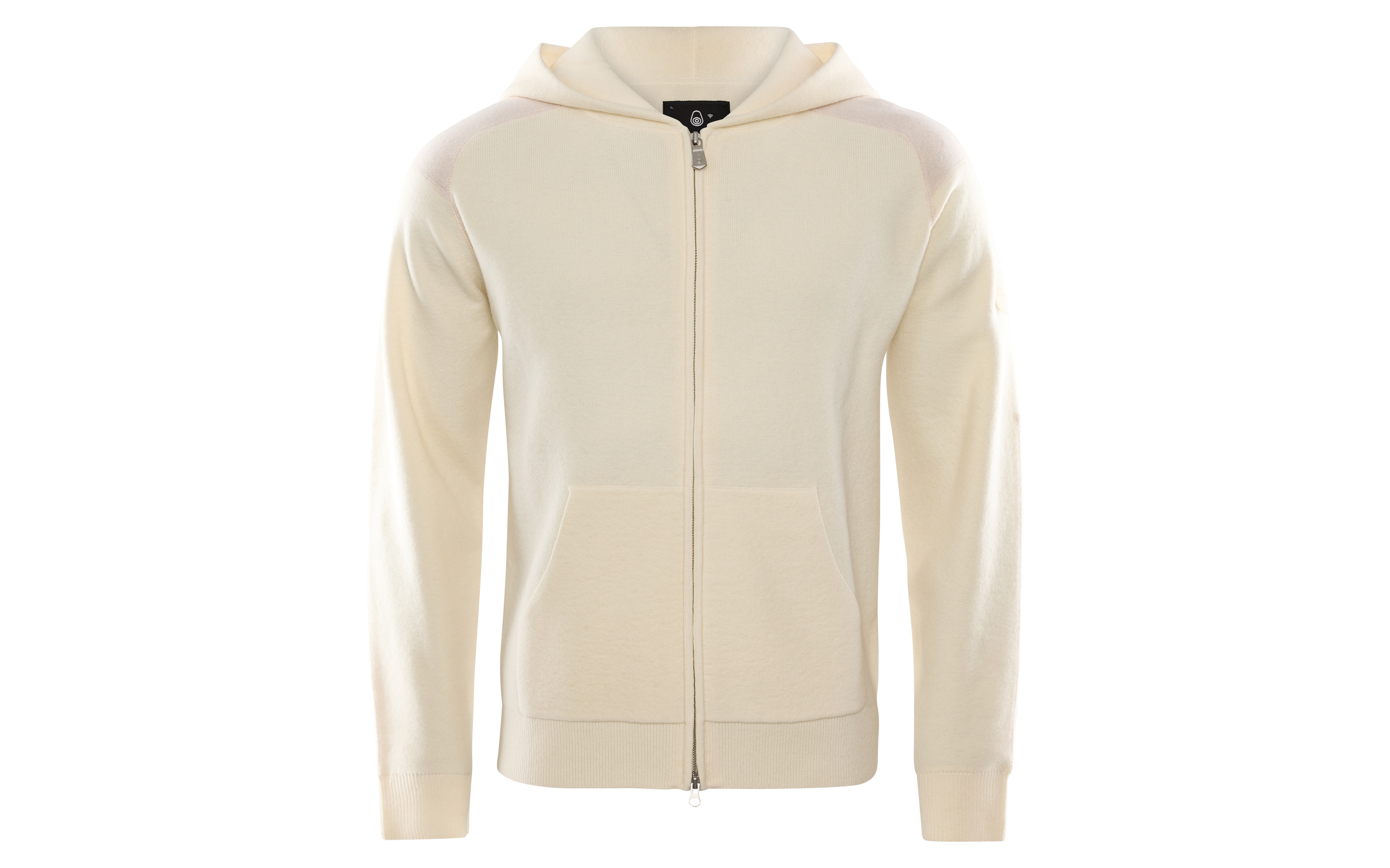 SPINE KNITTED ZIP HOOD
