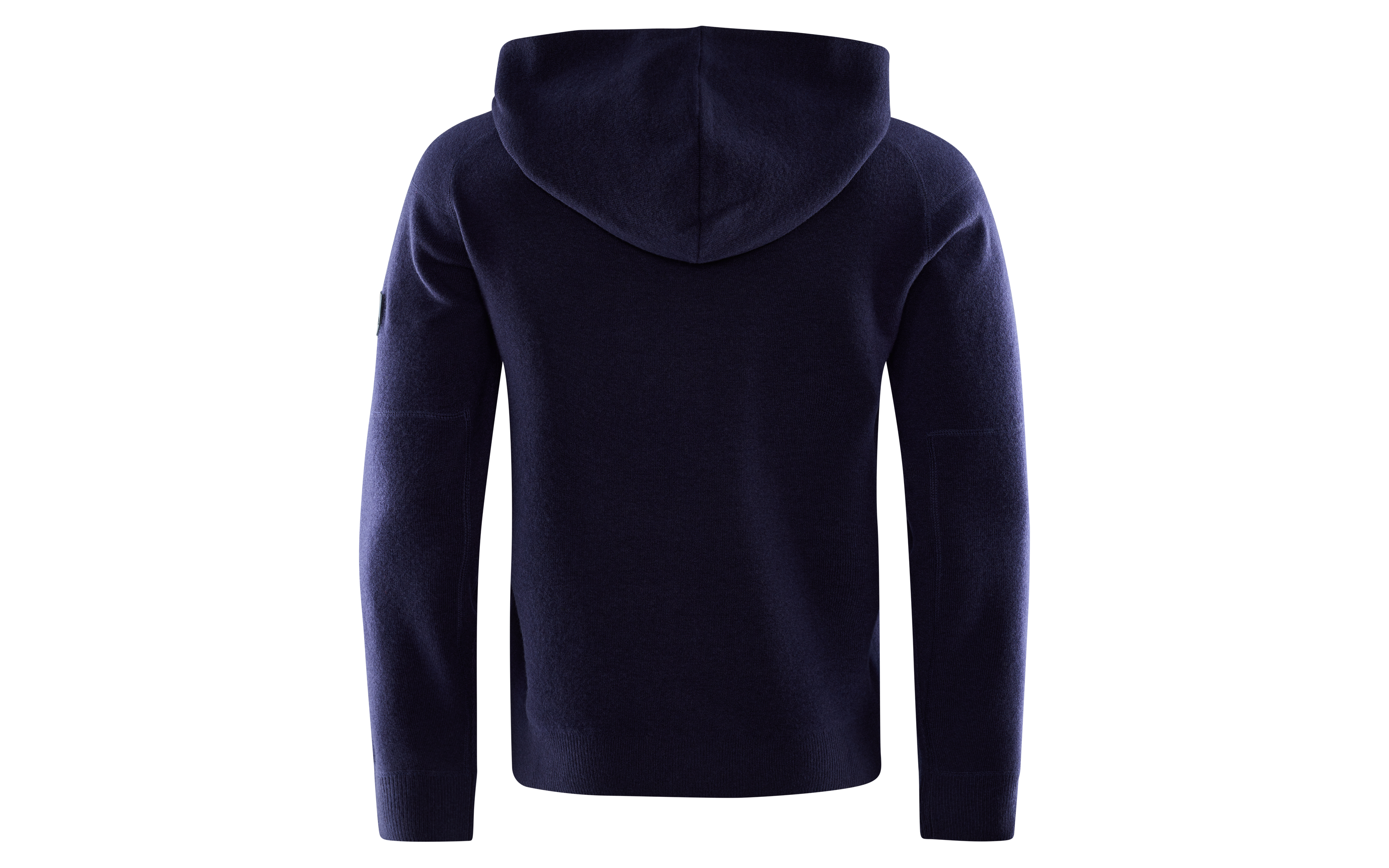 SPINE KNITTED ZIP HOOD