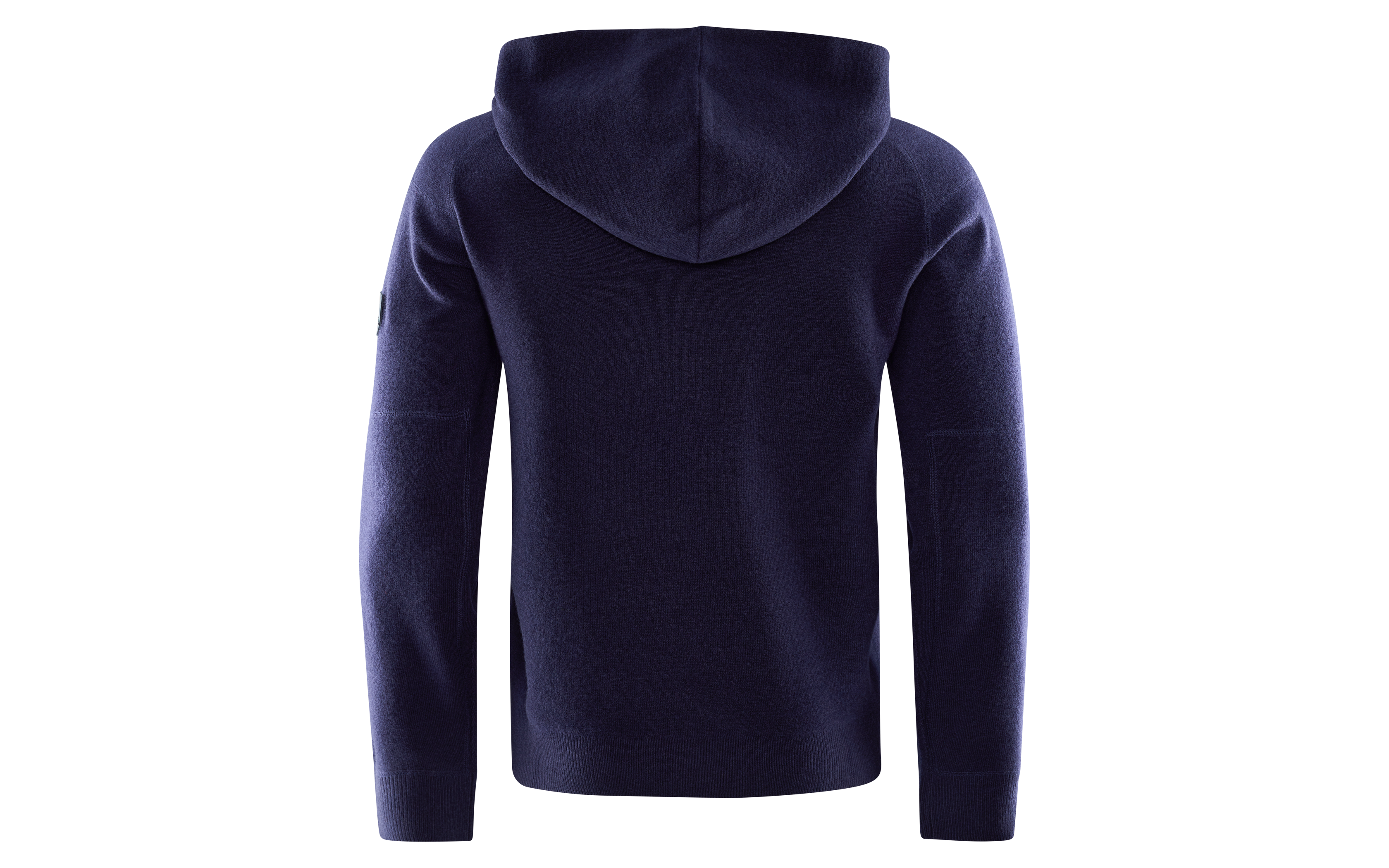 SPINE KNITTED ZIP HOOD