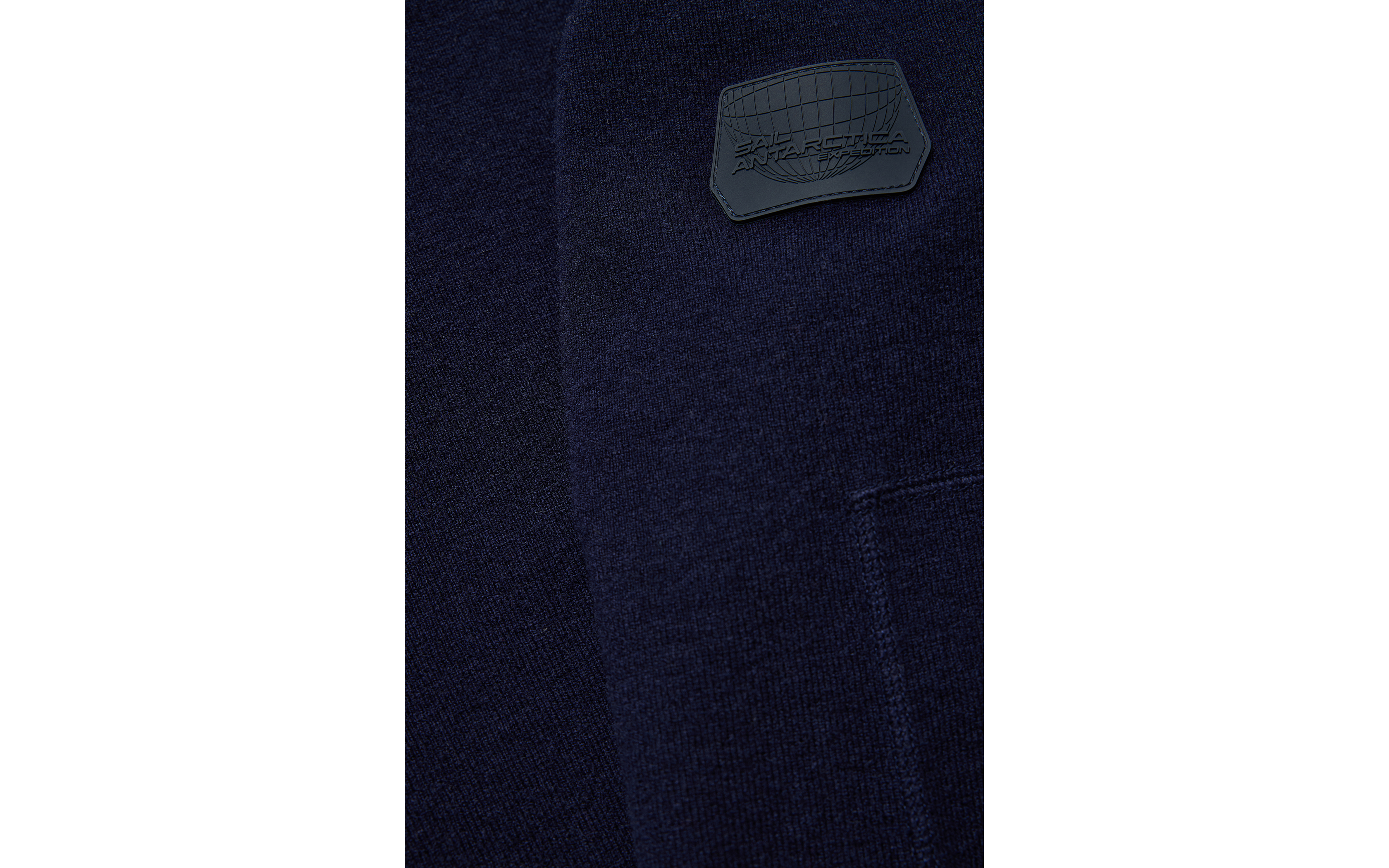 SPINE KNITTED ZIP HOOD