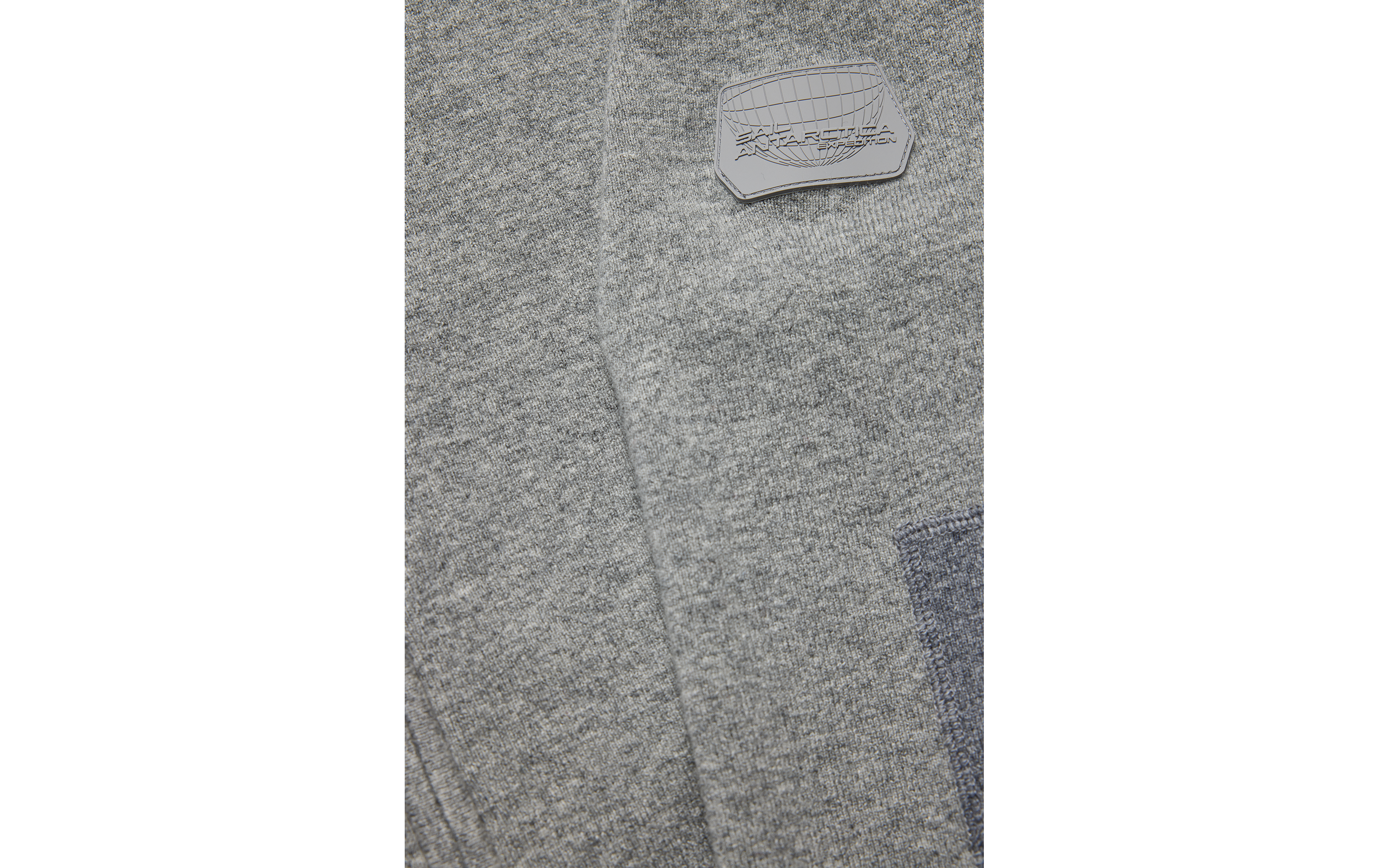 SPINE KNITTED ZIP HOOD