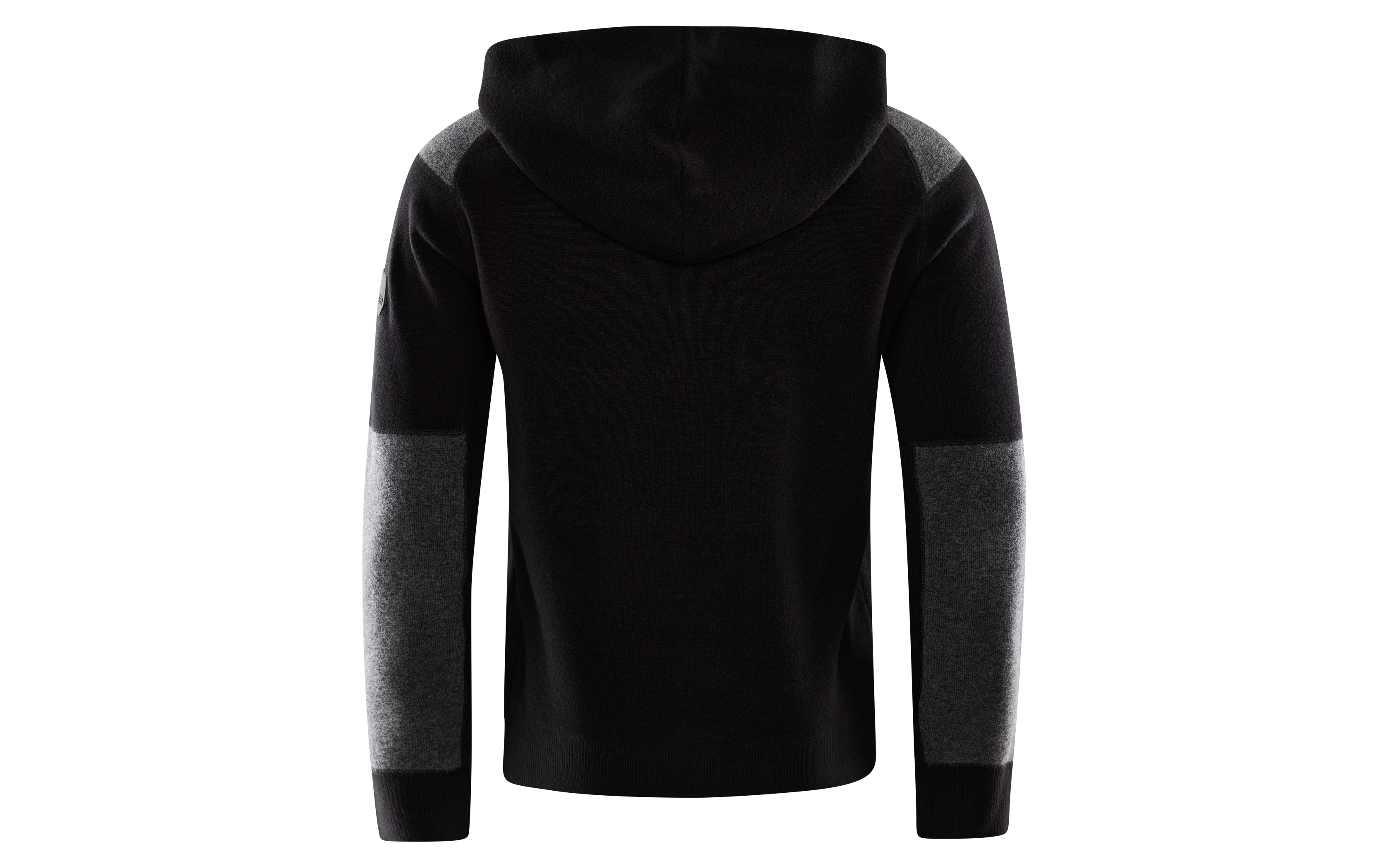 SPINE KNITTED ZIP HOOD