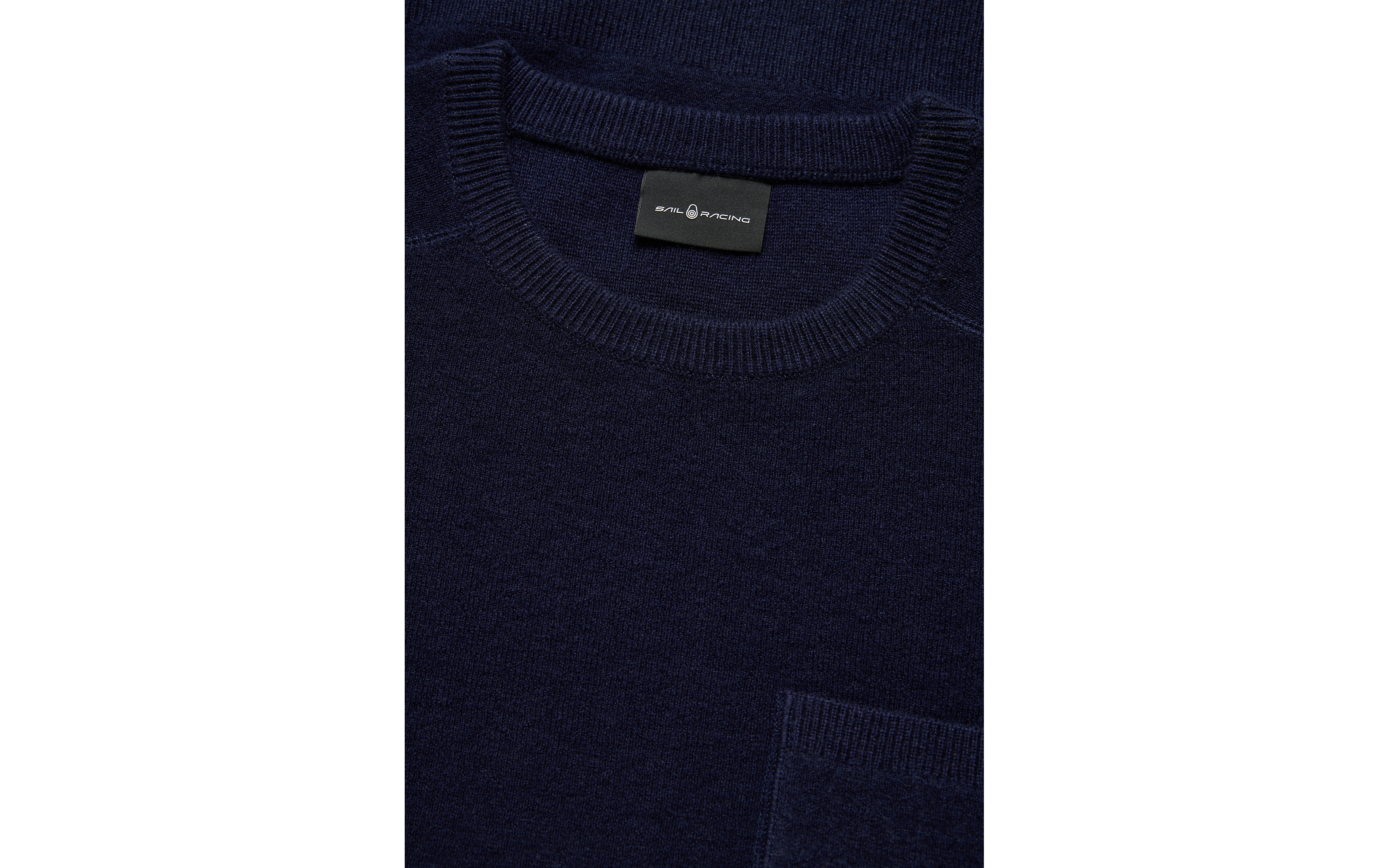 SPINE KNITTED CREWNECK 