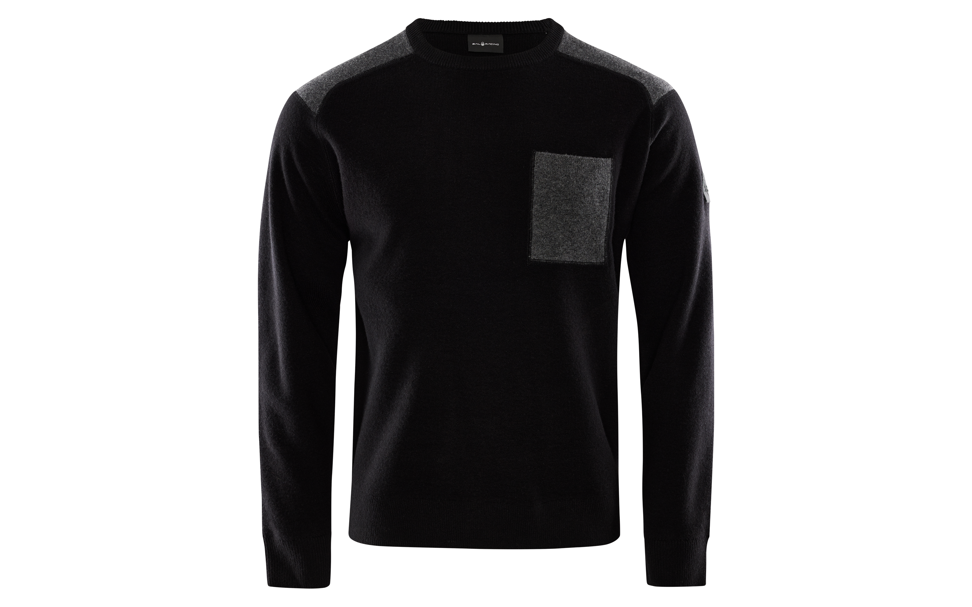 SPINE KNITTED CREWNECK 