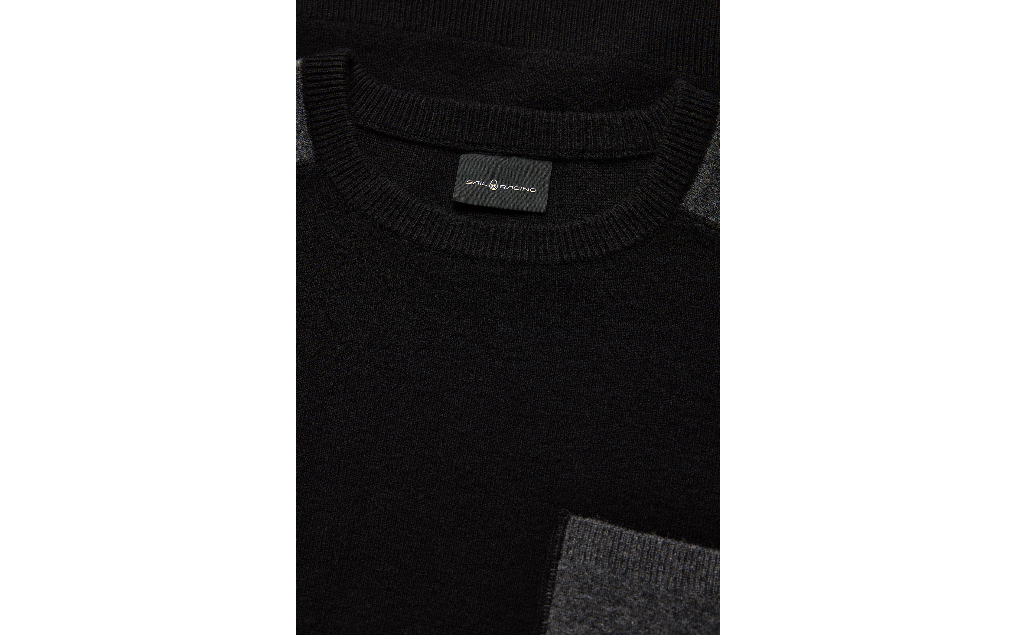 SPINE KNITTED CREWNECK 