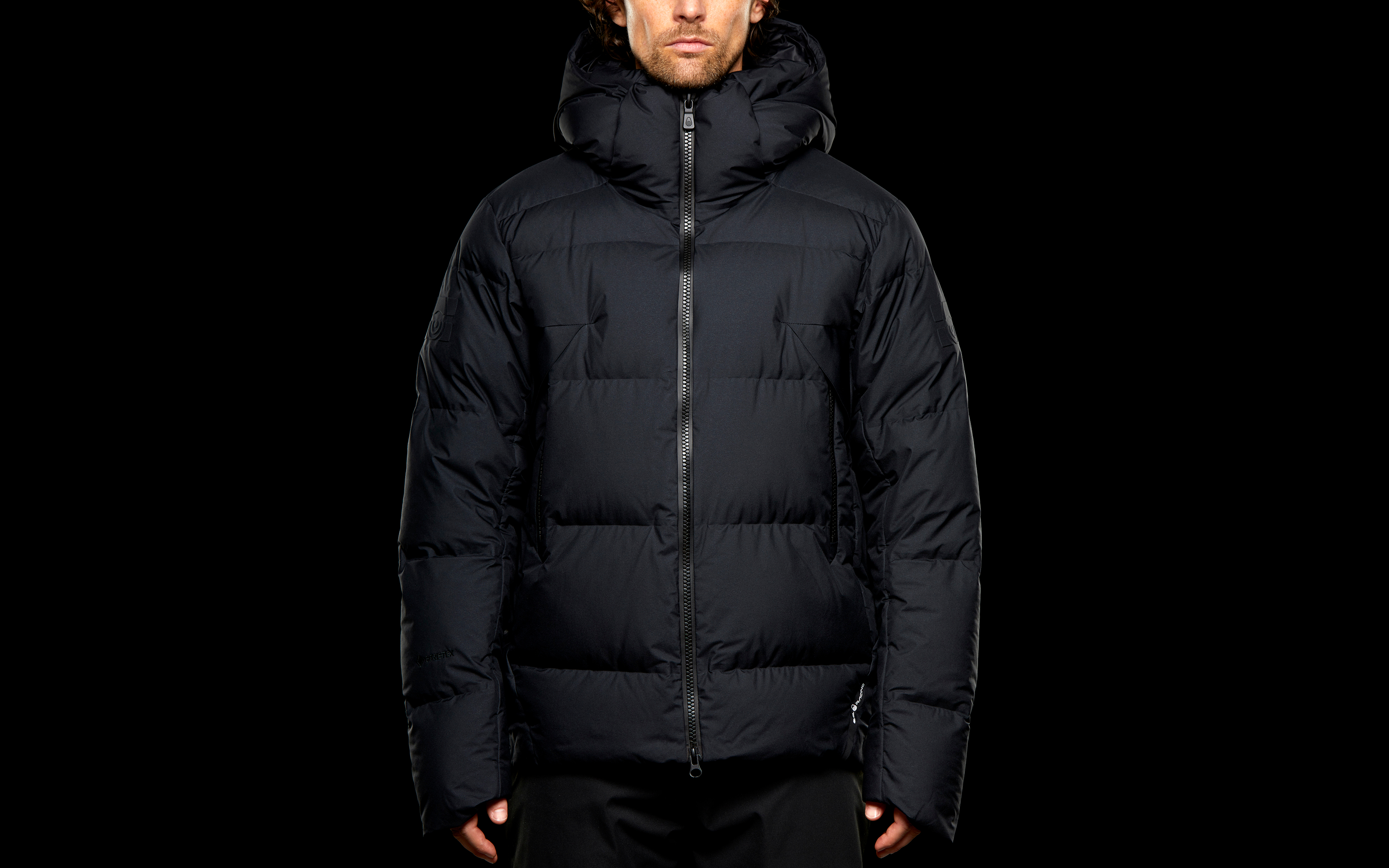 BLACK ICE GORE TEX DOWN JACKET