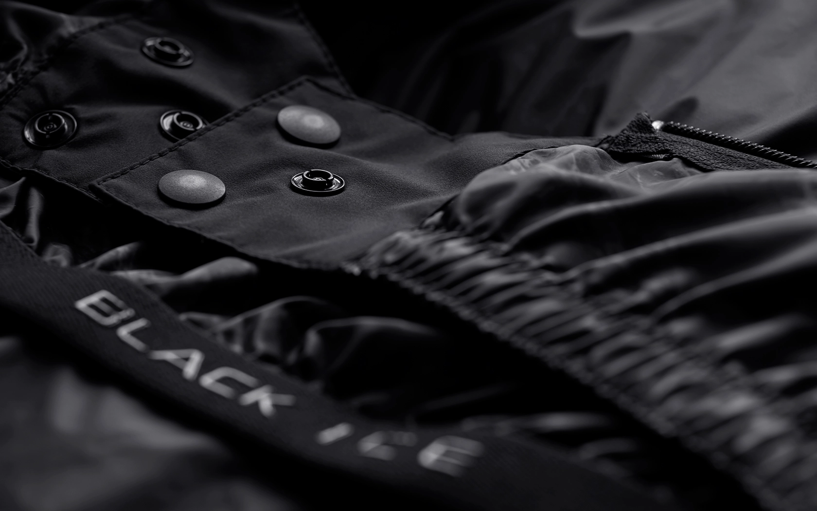 BLACK ICE GORE TEX DOWN JACKET