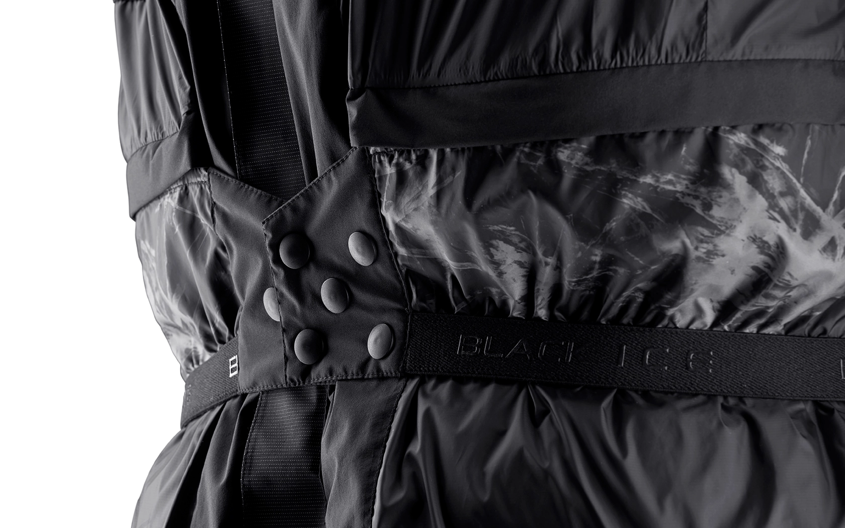 BLACK ICE GORE TEX DOWN JACKET