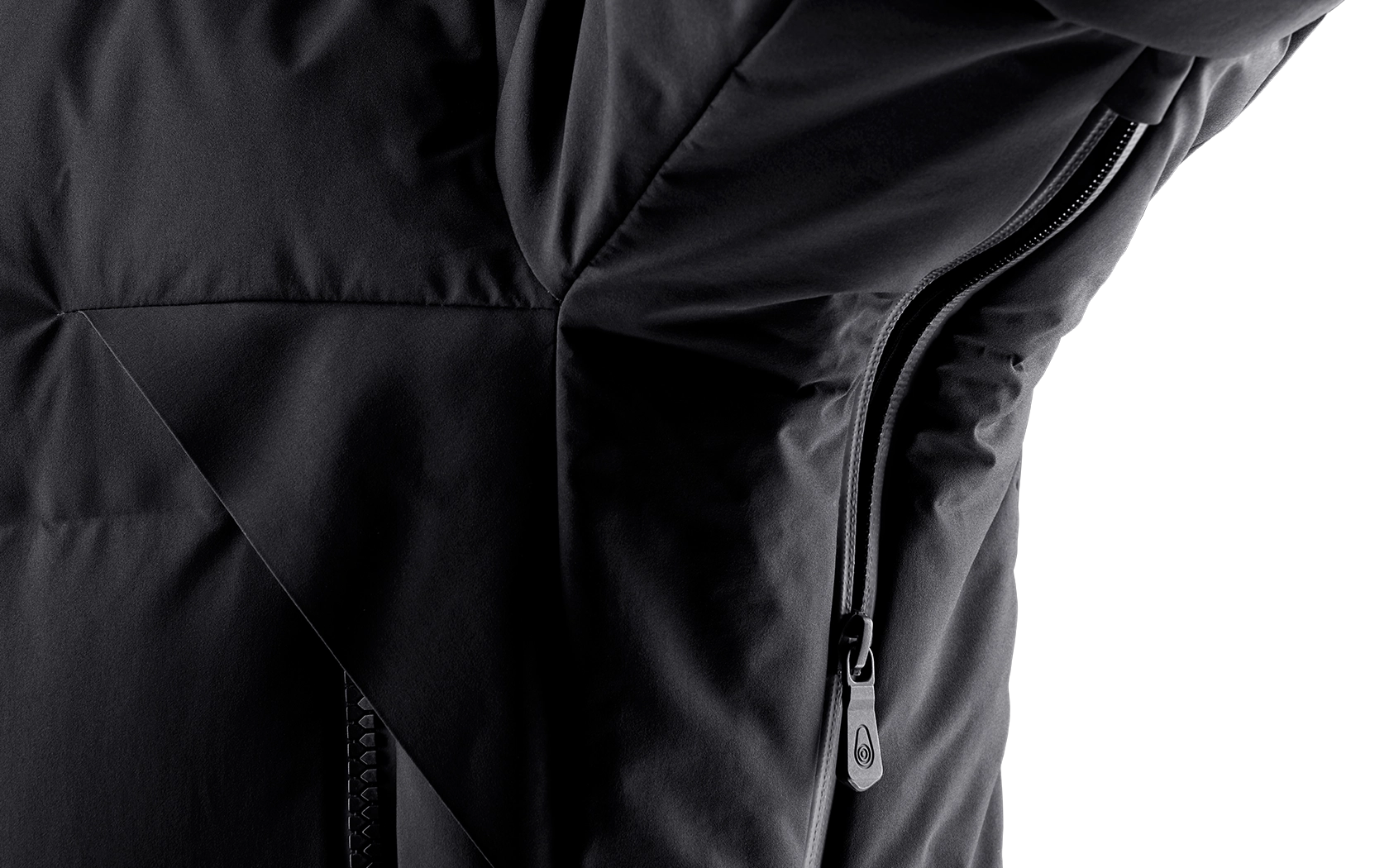 BLACK ICE GORE TEX DOWN JACKET