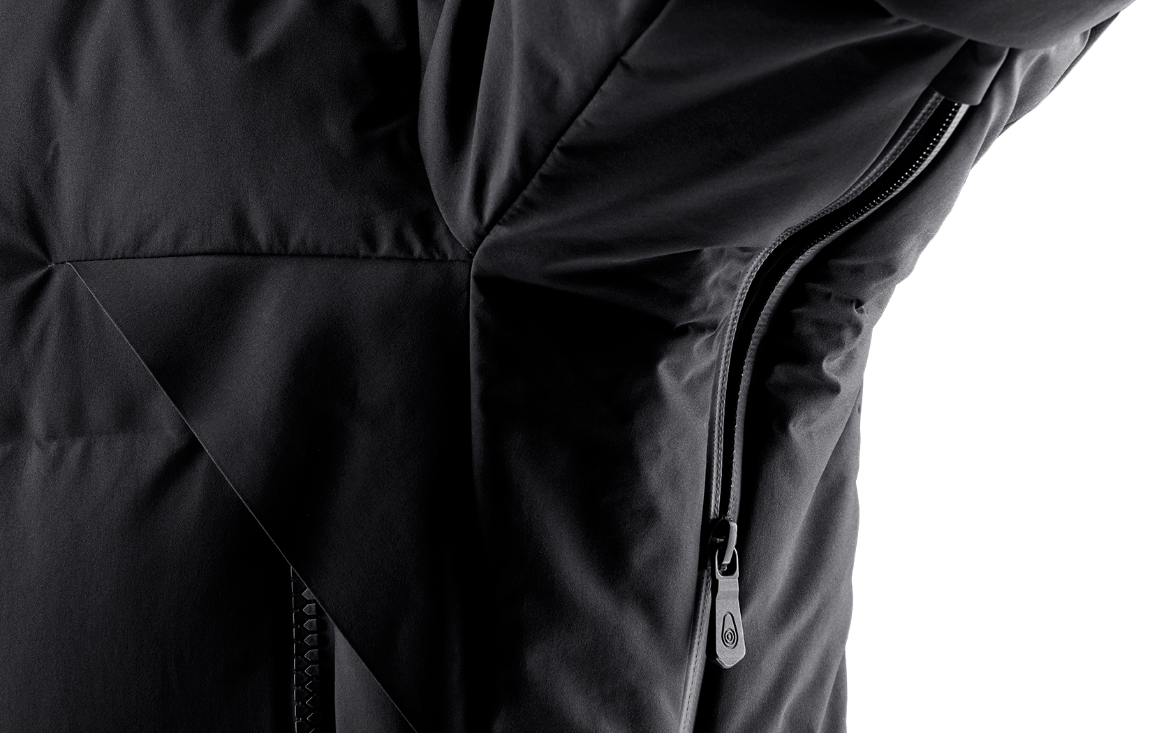 BLACK ICE GORE TEX DOWN JACKET