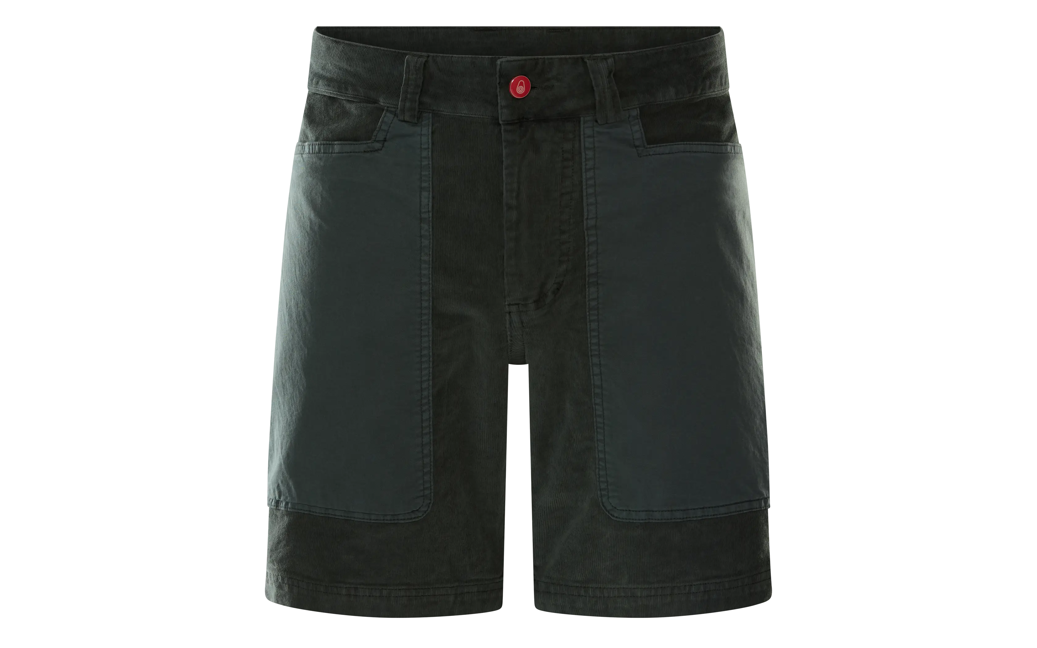 BLOCKED CORDUROY SHORTS