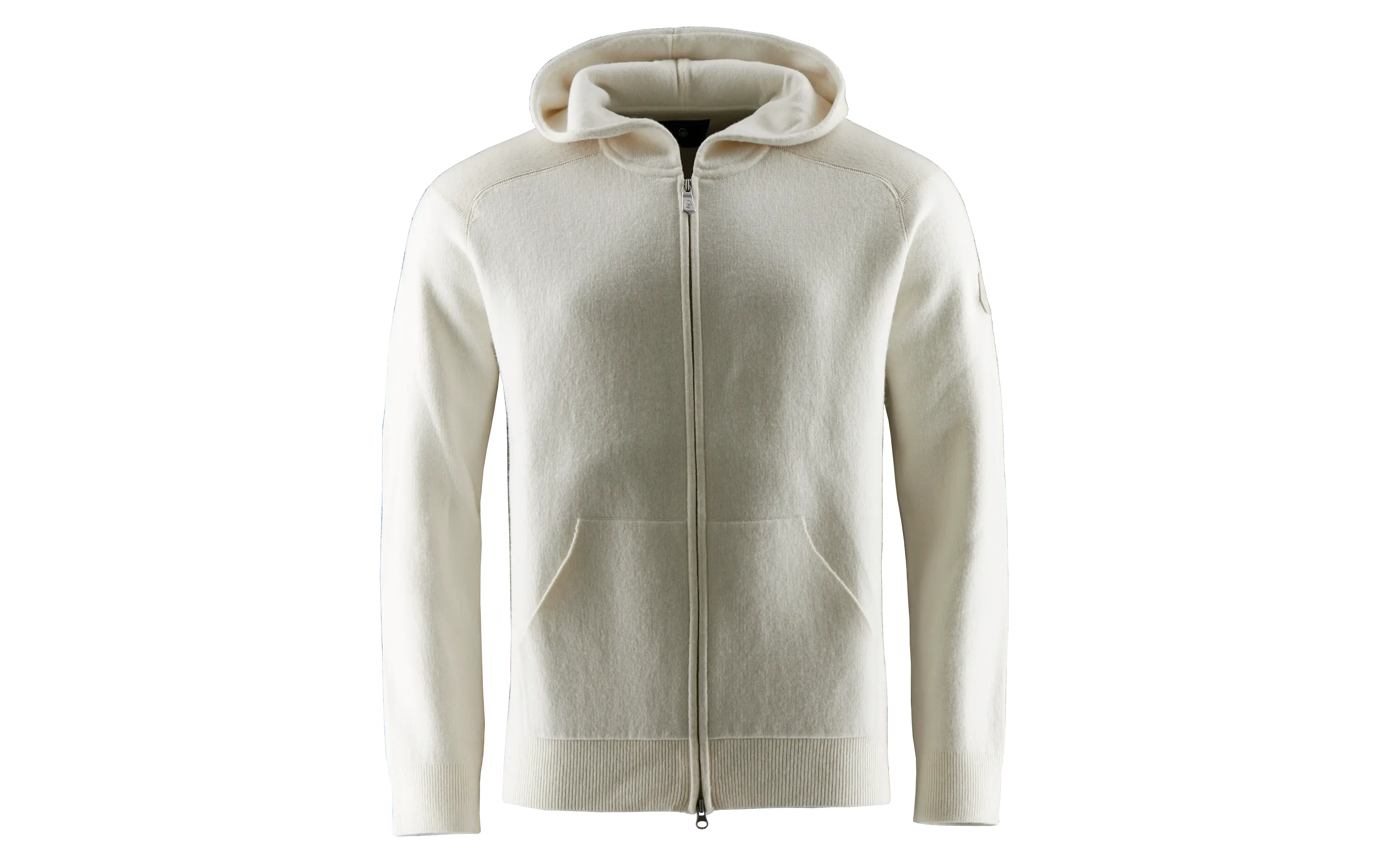 SPINE KNITTED ZIP HOOD 